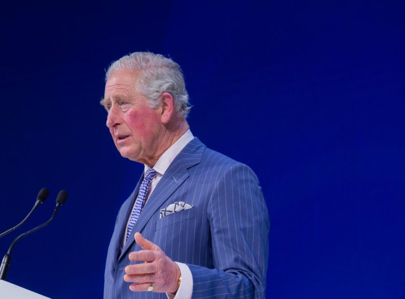 King Charles III speaking at World Economic Forum in Davos