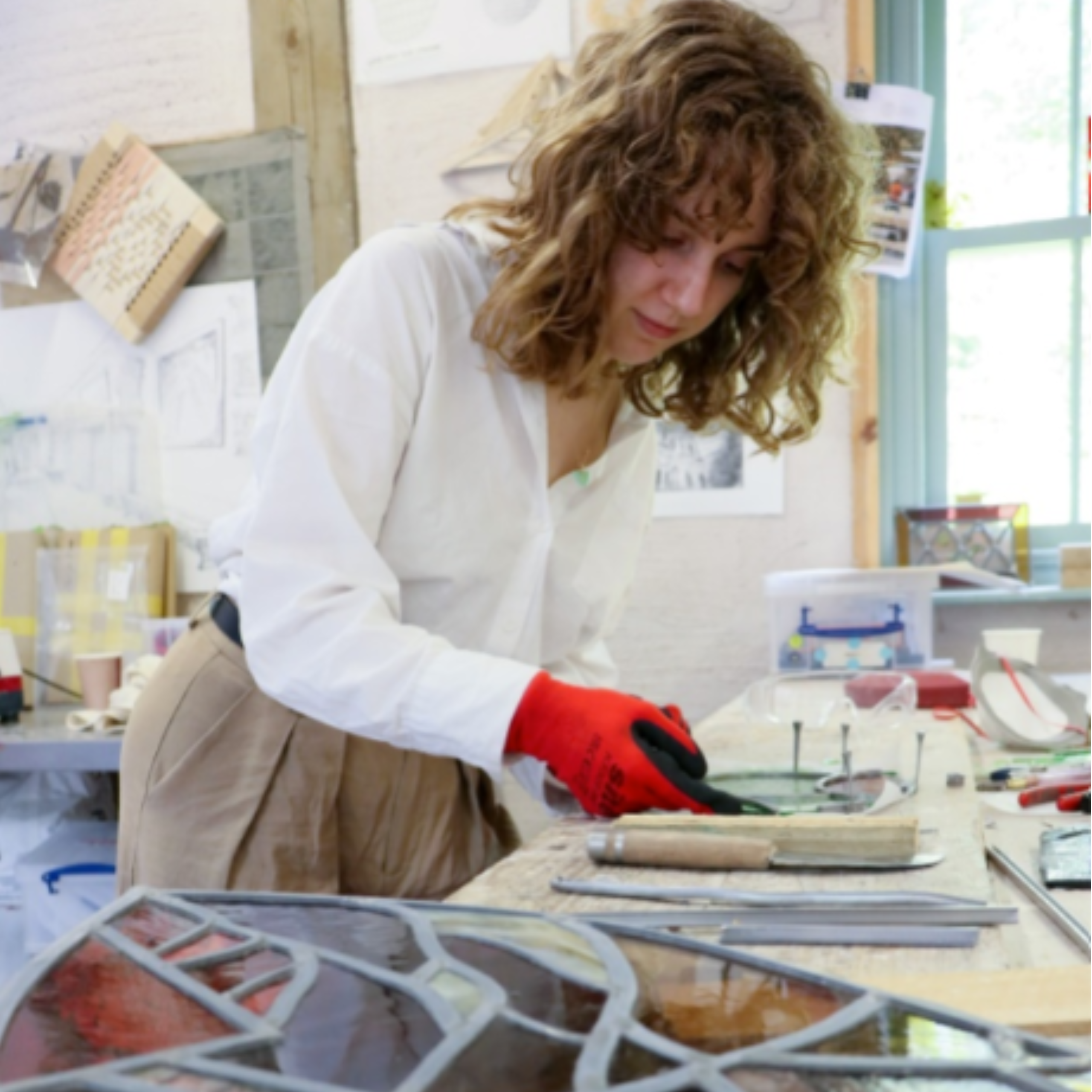 Woman working Sustainabilty