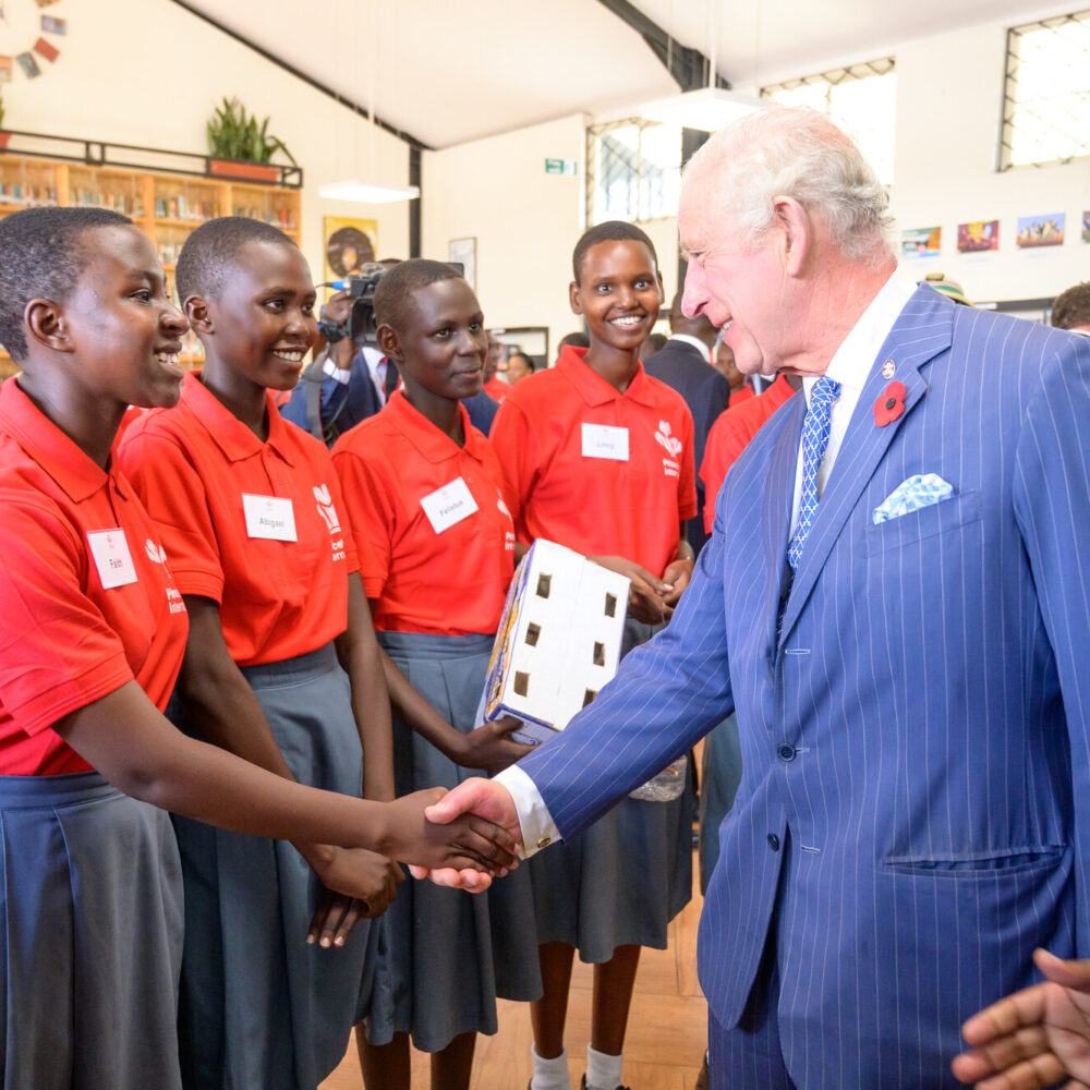 HRH meets young people