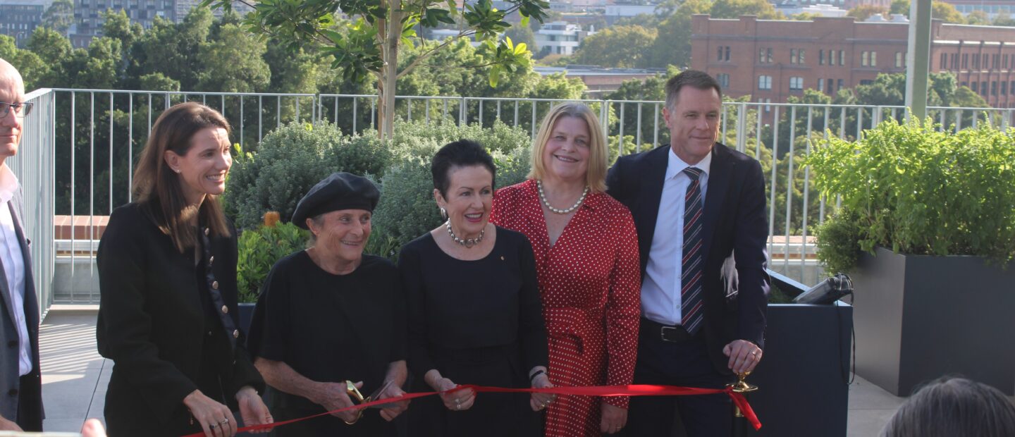 Meet Carol, the first resident of Australia’s newest social housing in Glebe, Sydney. Pictured here in hat.