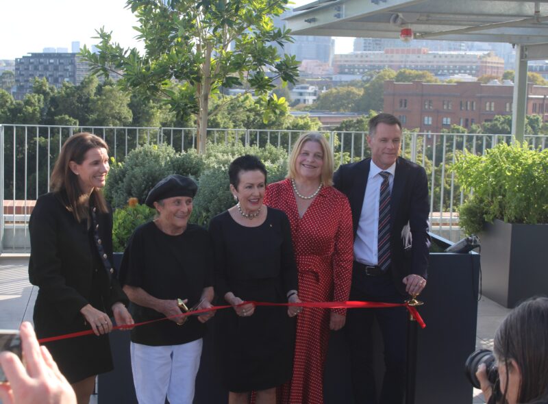 Meet Carol, the first resident of Australia’s newest social housing in Glebe, Sydney. Pictured here in hat.